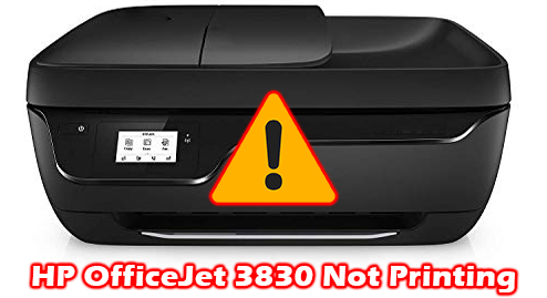 HP OfficeJet 3830 Not Printing